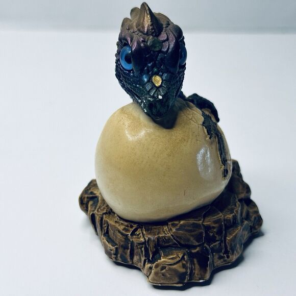 Windstone Edition Peacock Hatching Dragon Egg Pena 1984 Retired VINTAGE - Picture 5 of 11